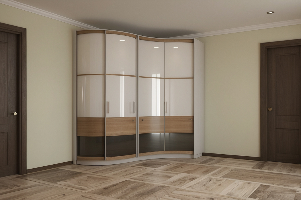 Радиусный шкаф купе «Дрезден»