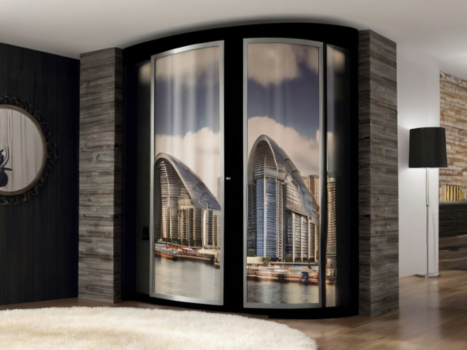 Радиусный шкаф купе «Кайтос»